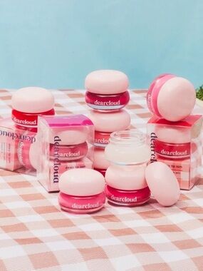 DEARCLOUD NIB Dewy Lip Jam Hydrating Lip Balm Gloss Vitamin E Passion Fruit